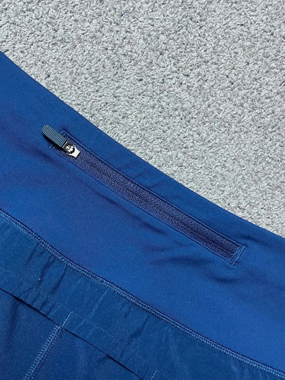 Lululemon Run Times II Shorts Blue Athleisure Stretch Running Gym Womens 6